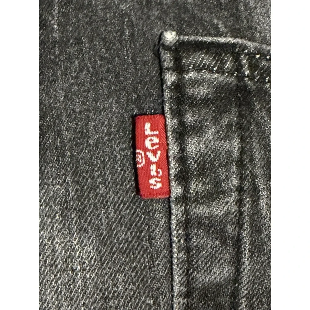 Levis 514 33X34 Actual 35X34 Grey Mens Jeans Stretch‎ Medium Wash